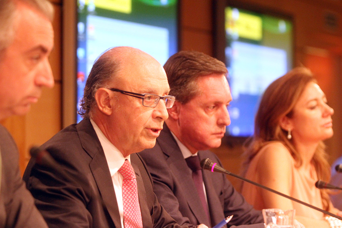 Imagen de la rueda de prensa para explicar la reforma fiscal
