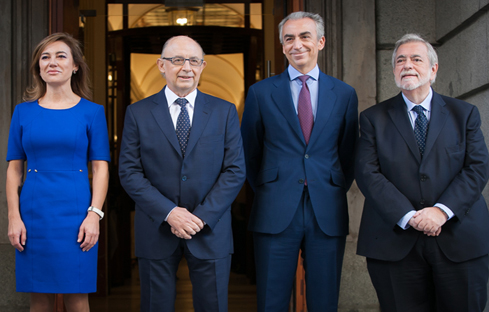 Imagen de la presentacion del Proyecto de Ley de Presupuestos Generales del Estado para 2015