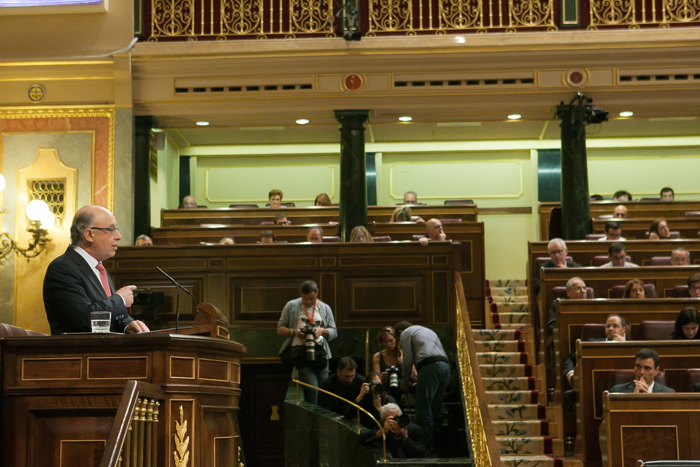 Imagen de Cristóbal Montoro en el Congreso