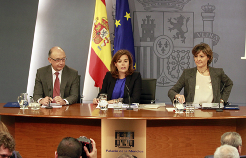 Imagen rueda de prensa del Consejo de Ministros