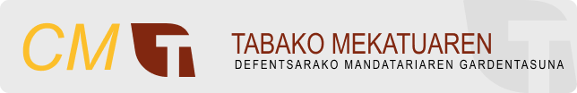 Página de Transparencia del Comisionado para el Mercado de Tabacos