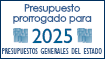 Presupuestos Generales del Estado prorrogados para 2025