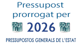 Pressupostos Generals de l´Estat prorrogats per a 2026