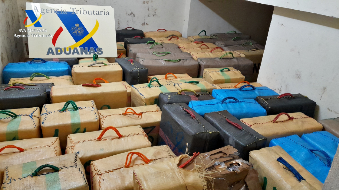 imagen maletas hachís