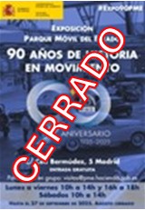 Cartel publicitario de la exposición del 90 aniversario