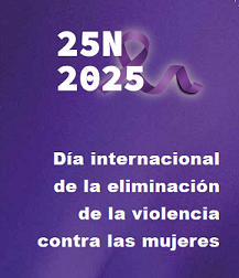 Tríptico del 25N. Día internacional de la eliminación de la violencia contra las mujeres