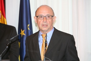Foto del Ministro de Hacienda y Administraciones Públicas, Cristóbal Montoro