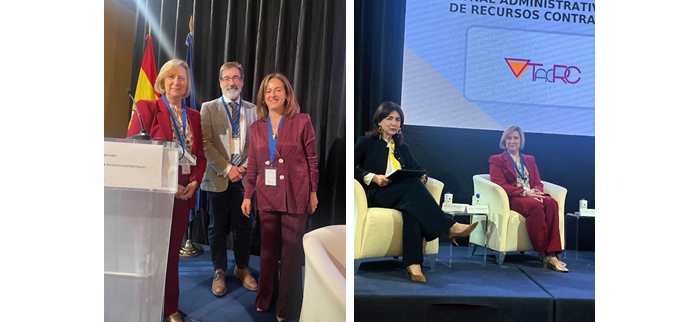 Imágenes de la Presidenta de la OIReScon en el 15 aniversario