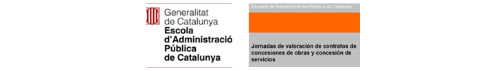 Imagen de los logotipos de la Escola d’Administració Pública de Catalunya y de las jornadas
